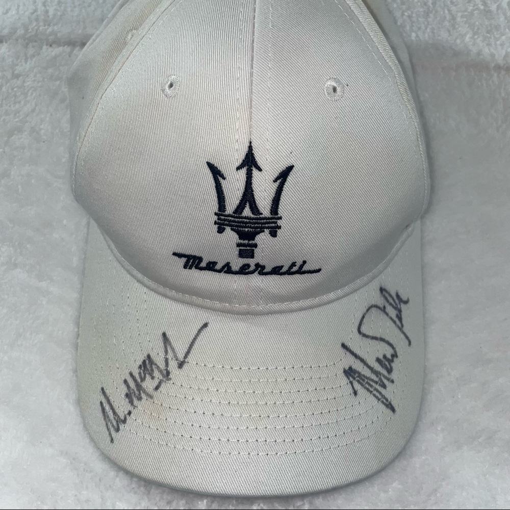 Hat Maserati  port and company, color white